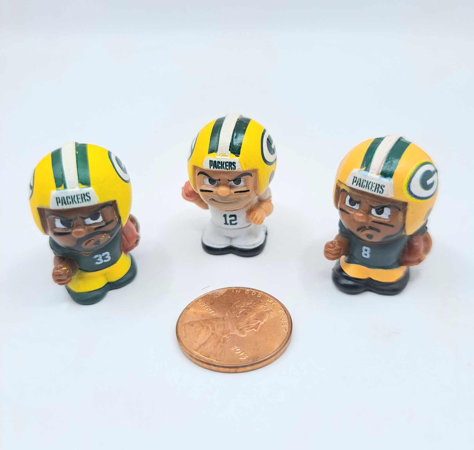 NFL Pipsqueak Green Bay Packers 1 Inch Car Dashboard Buddy Christmas ...