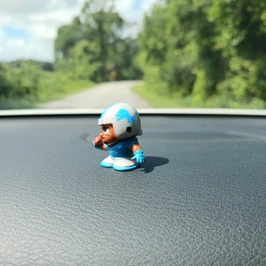 NFL Pipsqueak Detroit Lions 1 inch Car Dashboard Buddy Christmas Stocking Gift!