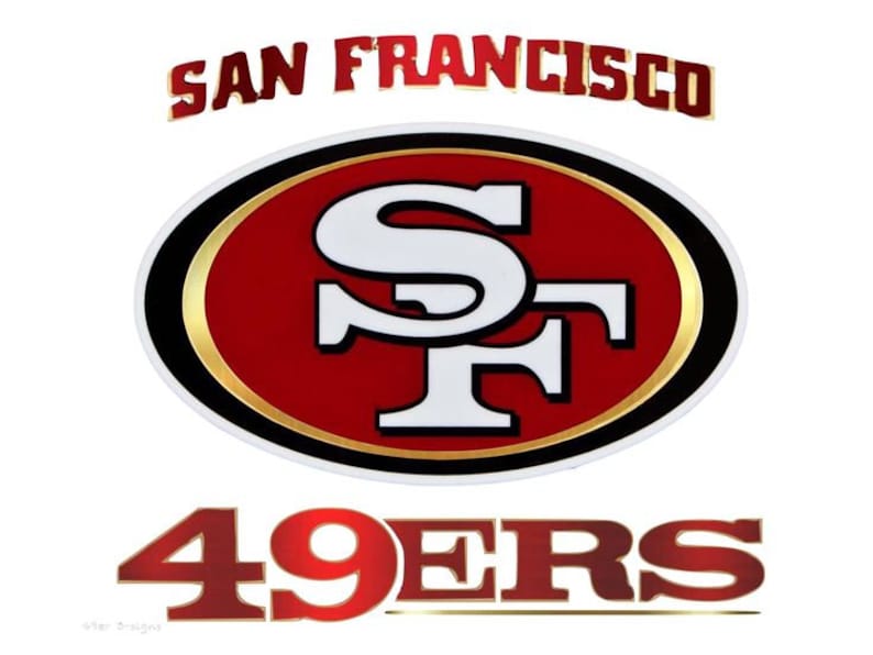NFL Pipsqueak San Francisco 49ers 1 Inch Car Dashboard Buddy Christmas ...