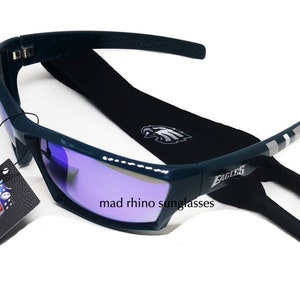 NFL Sunglasses Philadelphia Eagles with cloth bag and neck strap