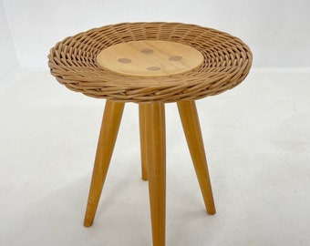 Design Stool by Jan Kalous for ULUV, Czechoslovakia, 1970's / Vintage Furniture / Low Stool / Mid-century Modern