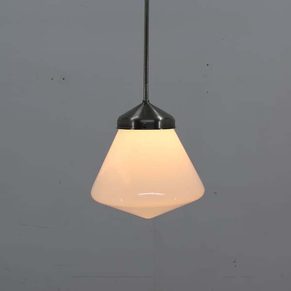 Large Bauhaus Pendant Attributed to Marianne Brandt, 1930s