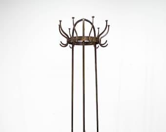 Iron Coat Rack by Vichr & Co., Austria, 1900s