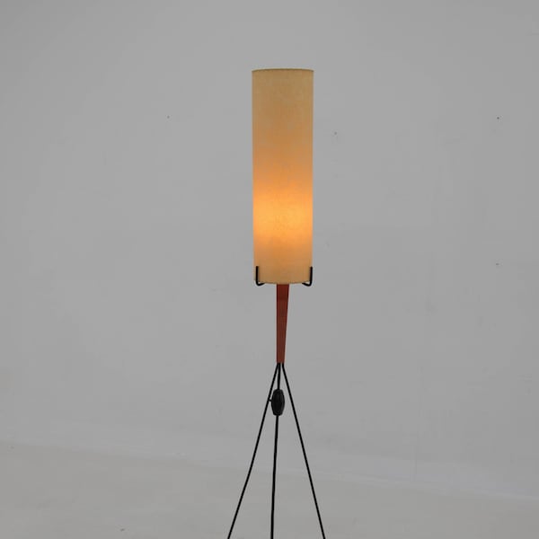 Lampadaire du milieu du siècle, Europe, années 1960, lampadaire restauré / vintage