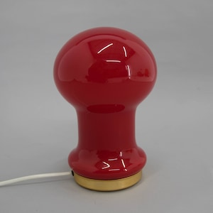 Space Age Table Lamp by Stepan Tabera, 1960&#39;s / Vintage Lighting / Red Light