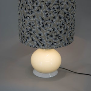 Big Design Table Lamp, Italy, 1990&#39;s / Vintage Table Lamp / Italian Design / New Lamp Shade / Luminous Lamp Leg