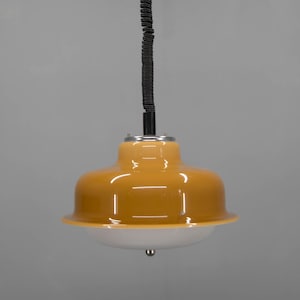 Mid Century Adjustable Pendant Meblo, Harvey Guzzini, Italy, 1970s