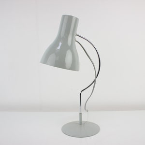 1970s Josef Hurka Design Table Lamp, Czechoslovakia / Mid-century / Gray Colour / Vintage Lamp /