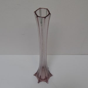 Art Tsjechische glazen vaas, door Glasswork Novy Bor, jaren 50