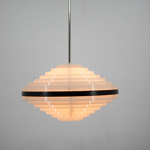 Lámpara de araña de la era espacial, década de 1970