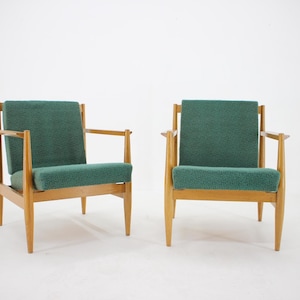 1960s Set of Two Ton Armchairs, Czechoslovakia / Vintage Armchairs