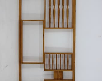 1970s Ash Room Divider, Czechoslovakia / Vintage Divider / Mid-century / Brown Colour /