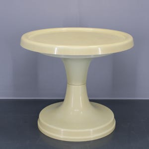1970s Italian Plastic Side Table / Vintage Coffee Table / Plastic Table /