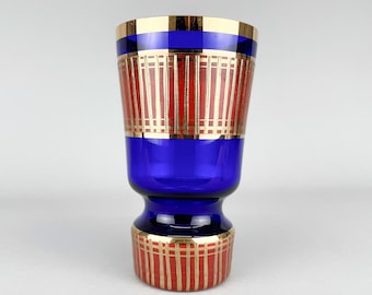 ヴィンテージ　チェコ　“CHLUM U TREBONE” Jan Gabrhel Jan Gabrhel Art Glass Vase glass jardiniere sculpture Chlum