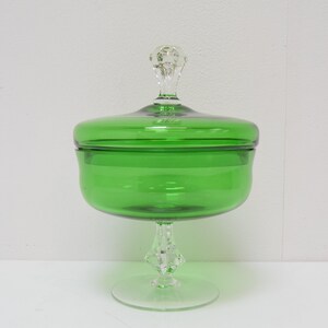 Art Glass Candy Bowl, Glasswork Novy Bor, 1960s