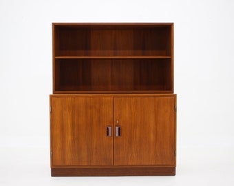 1960s Børge Mogensen Teak Cabinet Bookcase, Denmark / Mid-century / Brown Colour / VIntage Bookcase