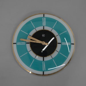 Mid-Century Wanduhr von Klenoty, Tschechoslowakei, 1960er Jahre