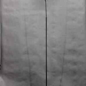 Lampadaire des années 1980, Italie / Milieu du siècle / Lampadaire vintage / Couleur noire /