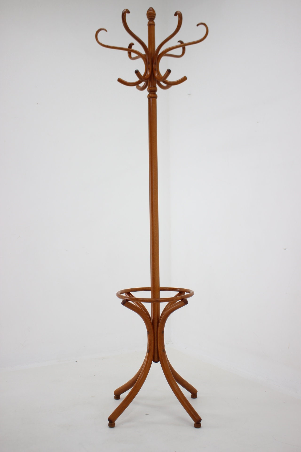 1980s Beech Coat Hanger by Ton, Czechoslovakia - Etsy