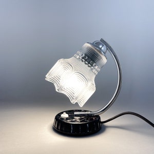 Vintage Table Lamp with Ceramic Base, Czechoslovakia, 1960&#39;s