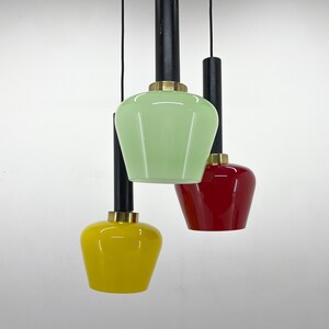 Mid-century Modern Italian Colourful Cascade Pendant Light, 1970&#39;s