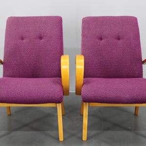 1960s Pair of Armchairs, Czechoslovakia / Mid century / Vintage furniture / Armchairs