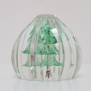 Art Glass Paperweight, Glasswork Novy Bor, 1950s