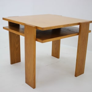1970er Jahre Ahorn Couchtisch, Tschechoslowakei / Vintage Couchtisch / Mid Century / Braune Farbe /