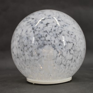 1980s Glass Globe Table Lamp , 3 items available / Light / table Lamp / Vintage Lamp /