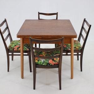 1950s Dining Room Set by Jitona ,Czechoslovakia / Vintage Dining Set / Mid-century / Multicolour /
