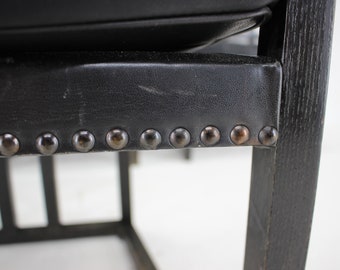 Set of Four Josef Hoffmann Armloffel Chairs Made by Wittmann