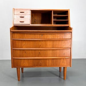 1960er Jahre dänischer Teak Schreibschrank
