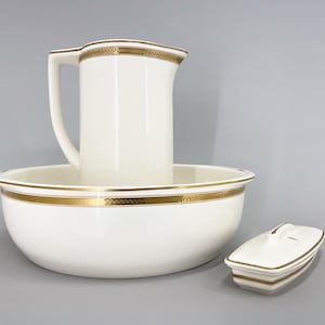 Antique Villeroy & Boch Wash Bowl and Pitcher Set