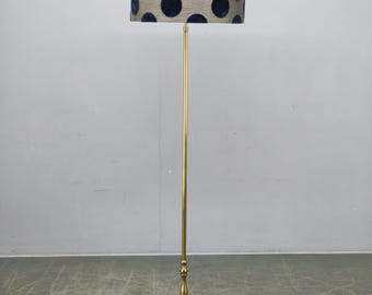 Hollywood Regency Messing Stehlampe Italienische Designer Beleuchtung ROMO Shade