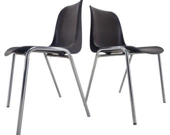 2er Set Midcentury Stühle Europa Entworfen von Helmut Starke, 1990er Jahre