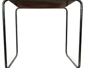Bauhaus Chrome Nesting Table B9 by Marcel Breuer for Mucke Melder, 1930s