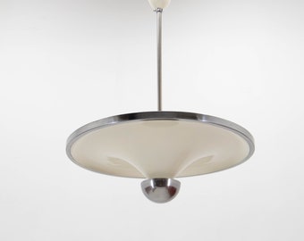 Rare Bauhaus Chandelier with Indirect Light by IAS, 1920s