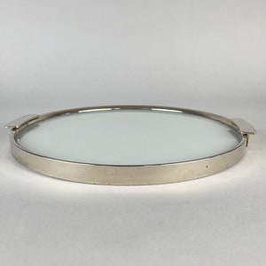 1930&#39;s Art Deco Chrome Round Tray