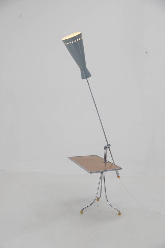 Space Age Floor Lamp in Stilnovo Style, 1960s - Etsy Denmark