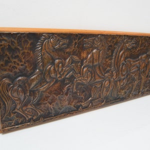 Mid-century Wall Sculpture, Czechoslovakia,1968 / Vintage Wall Art