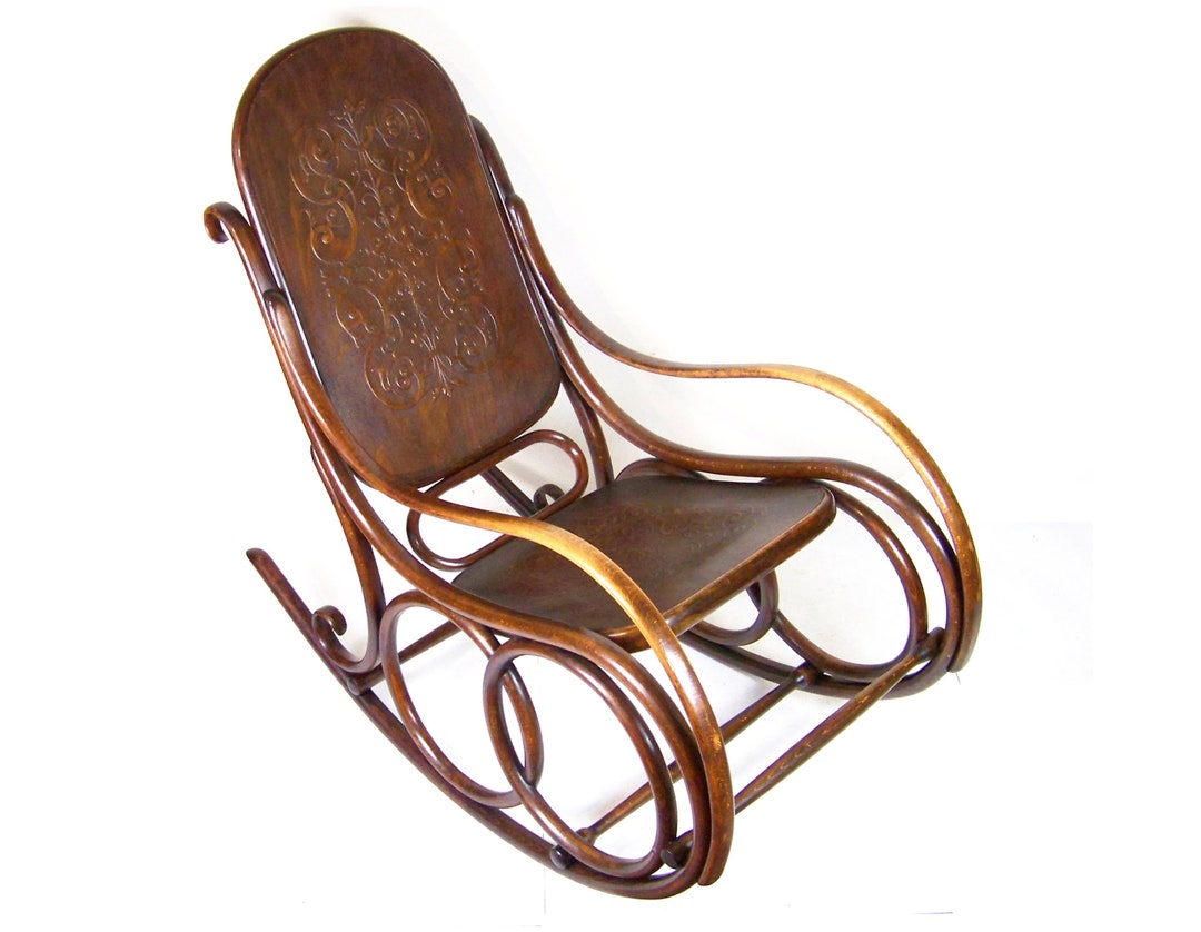 Bentwood Rocking Chair Thonet Nr.4, 1880 - Etsy