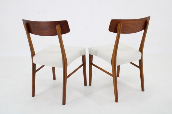 1960年代のデンマーク製チーク材椅子2脚、修復済み - Etsy 日本