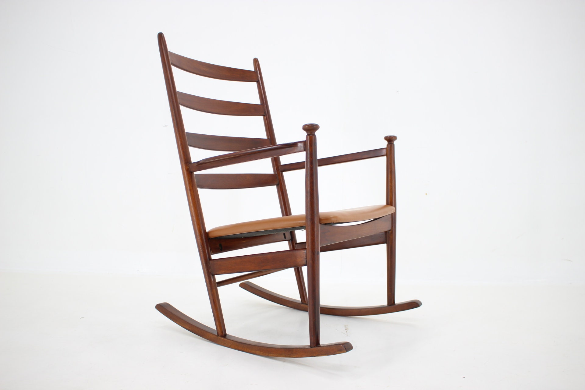 Niels Eilersen Beech Rocking Chair denmark 1960s Vintage Chair Mid Century Etsy Canada