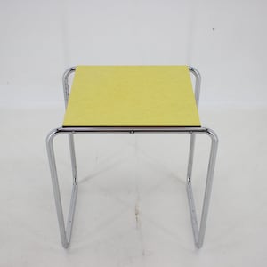 1960s Tubular Chrome Plated Side Table, Czechoslovakia