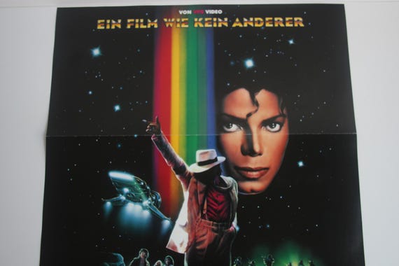 Double-sided Movie Poster - Michael Jackson: Moonwalker, 1989 - Etsy