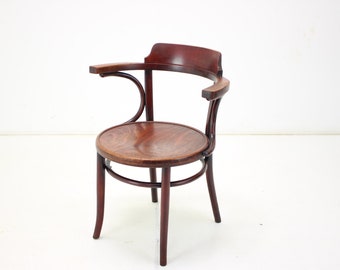 Stoel van Thonet, jaren 1920 / Midden van de eeuw / Bruine kleur / Vintage stoel /