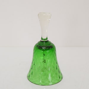 Vintage Glass Bell, Glasswork Novy Bor, 1950&#39;s.