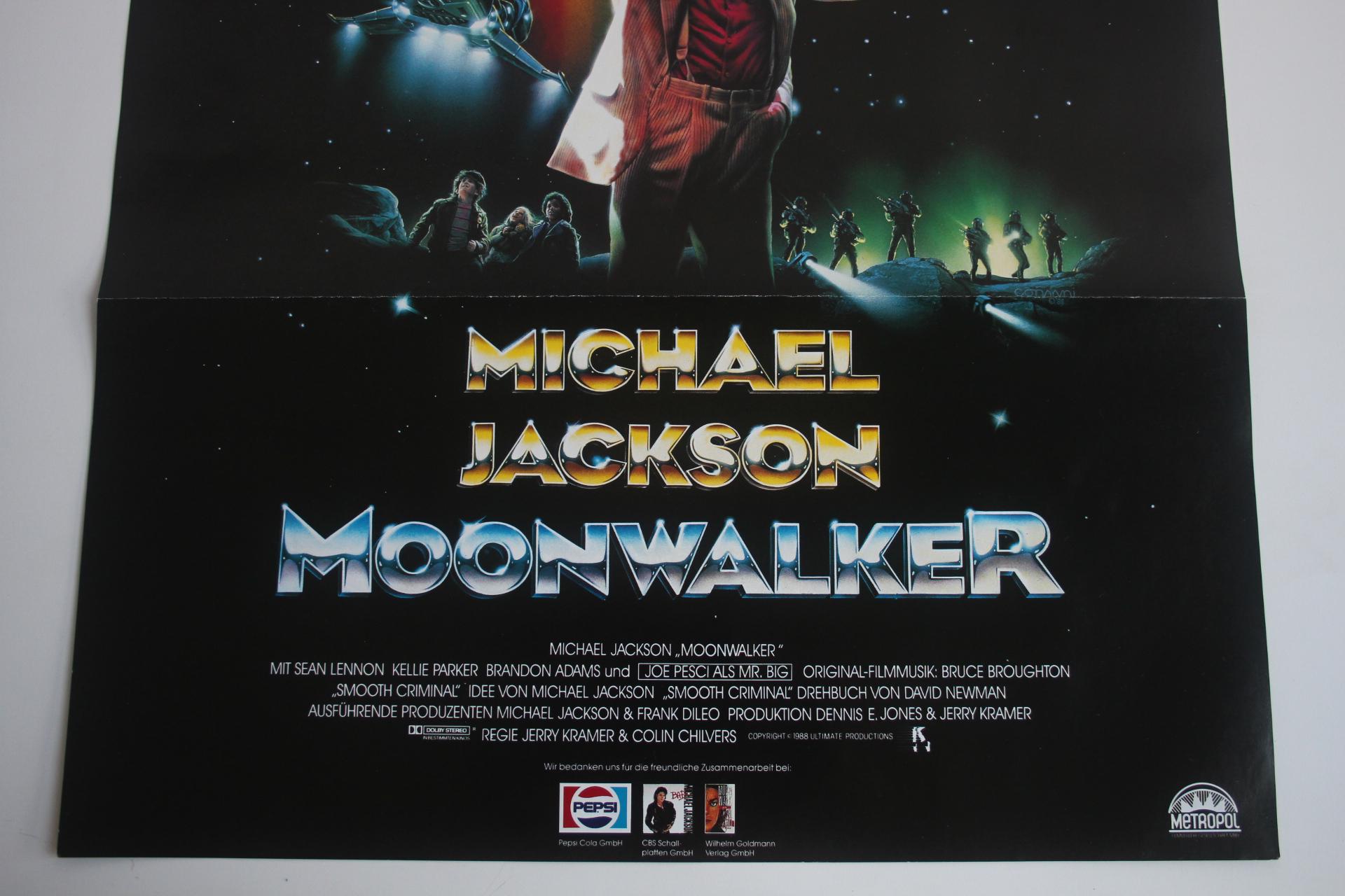 Double-sided Movie Poster - Michael Jackson: Moonwalker, 1989 - Etsy