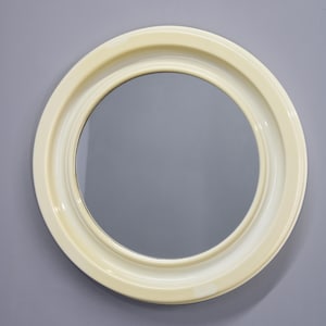 1970s Round Mirror , Italy