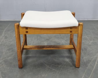 Alan Fuchs Stool ULUV Bench Upholstered Seat Mid Century Czechoslovakia 1930s